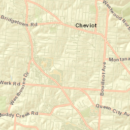 3504-3520 Moonridge Drive Cincinnati Street Map