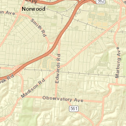 Norwood Street Map