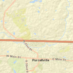 Purcellville Street Map