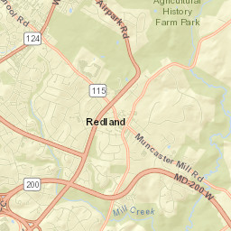 Redland Street Map
