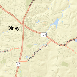 Olney Street Map