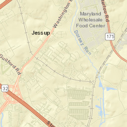 Jessup Street Map