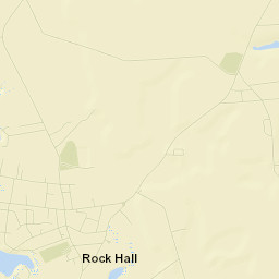 Rock Hall Street Map