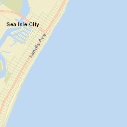 Sea Isle City Street Map