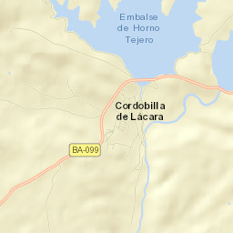 Cordobilla de Lácara Street Map