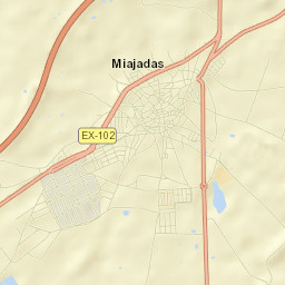 Miajadas Street Map