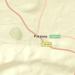 Porzuna Street Map