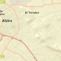 Alzira Street Map