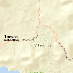Villasimius Street Map