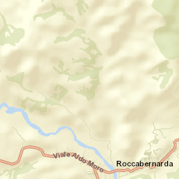 Roccabernarda Street Map