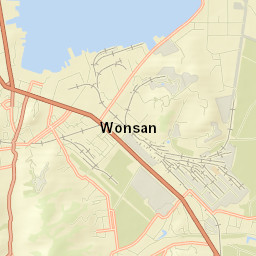 Wŏnsan Street Map