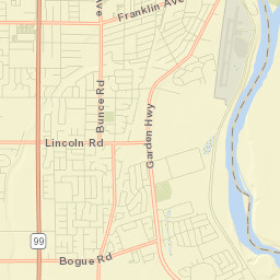 South Yuba City Street Map