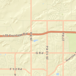 689 25 1/2 Road, Grand Junction, CO 81505 Street Map