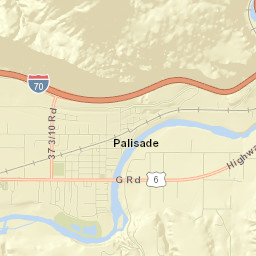 Palisade Street Map