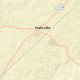 Hallsville Street Map