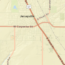 Jerseyville Street Map