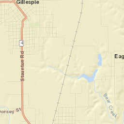 Gillespie Street Map