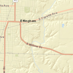 Effingham Street Map