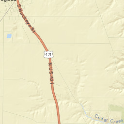 Ripley County Street Map