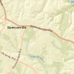 Spencerville Street Map