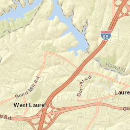 West Laurel Street Map