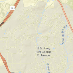 Fort Meade Street Map