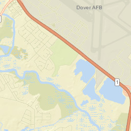 Dover Base Housing Street Map