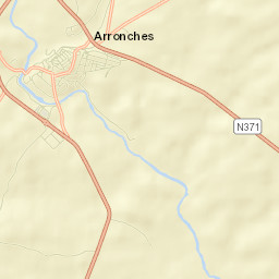Arronches Street Map