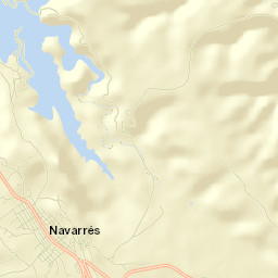 Navarrés Street Map