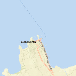 Calasetta Street Map