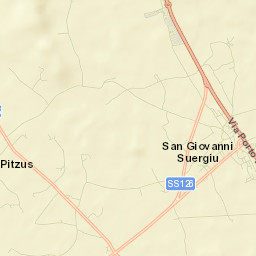 San Giovanni Suergiu Street Map