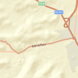 Provincia di Crotone Street Map