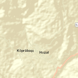 Hozat Street Map