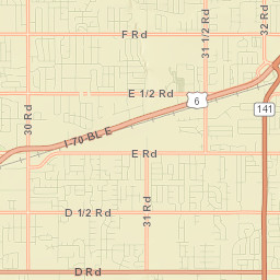 Clifton, CO, USA Street Map