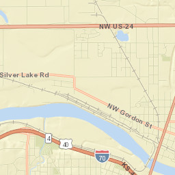 120-164 Northwest Clay Street Topeka KS Street Map