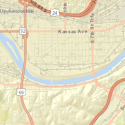 1150 South 12th Street Kansas City KS Street Map