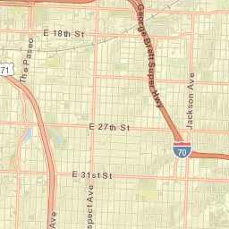 US-71 Kansas City MO 64109 USA Street Map
