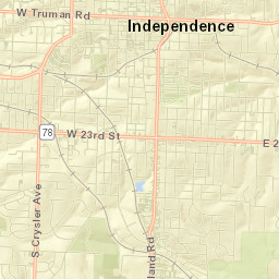 Independence, Missouri Street Map