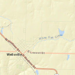 Wellsville Street Map