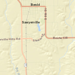 Benld Street Map