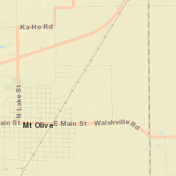 Mount Olive Street Map