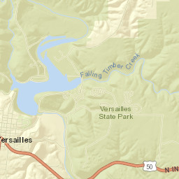 Versailles Street Map