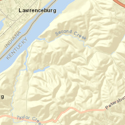 Lawrenceburg Street Map