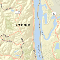 Fort Thomas Street Map
