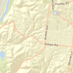 Salem Heights Street Map