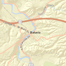 Batavia Street Map