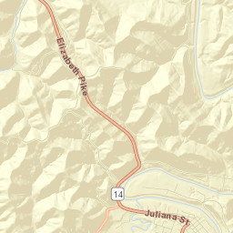 Elizabeth Street Map