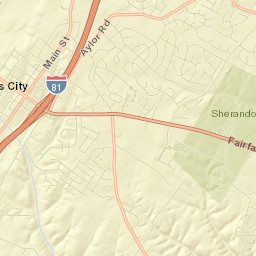 Stephens City Street Map