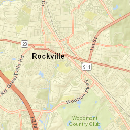 Rockville Street Map