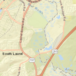South Laurel Street Map